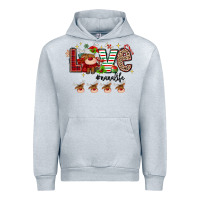 Heather Grey love christmas Urban Hoodie - MaliasSmallBusiness