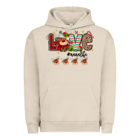 Pigment French Oak love christmas Urban Hoodie - MaliasSmallBusiness