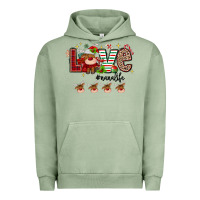 Pigment Oil Green love christmas Urban Hoodie - MaliasSmallBusiness