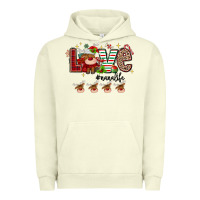 Pigment Pistachio love christmas Urban Hoodie - MaliasSmallBusiness
