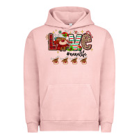 Pigment Salmon love christmas Urban Hoodie - MaliasSmallBusiness