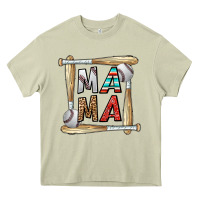 Mossy baseball mama Heavy Core Tee - CowhideDigitalArt