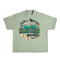 Oil Green adventure awaits Urban Heavy Tee - texasbilliewilder