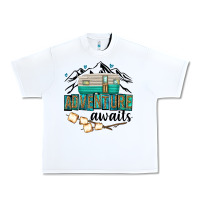 White adventure awaits Urban Heavy Tee - texasbilliewilder