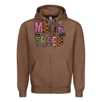 Chestnut Mama Tried Zipper Hoodie - CowhideDigitalArt