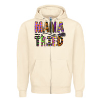 Sandshell Mama Tried Zipper Hoodie - CowhideDigitalArt