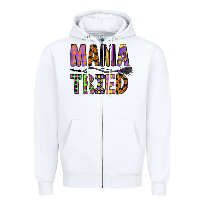 Mama Tried Zipper Hoodie by CowhideDigitalArt | Teevron
