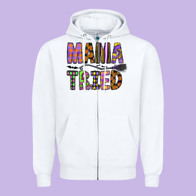 Mama Tried Zipper Hoodie Designed By Cowhidedigitalart