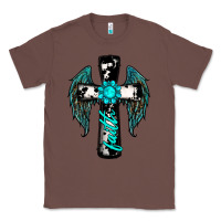 Chestnut cross faith gemstone wings Classic Tee - RanaPortraitStore