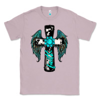 Lilac cross faith gemstone wings Classic Tee - RanaPortraitStore