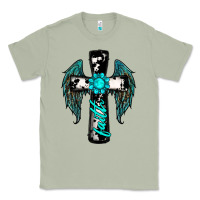 Matcha cross faith gemstone wings Classic Tee - RanaPortraitStore
