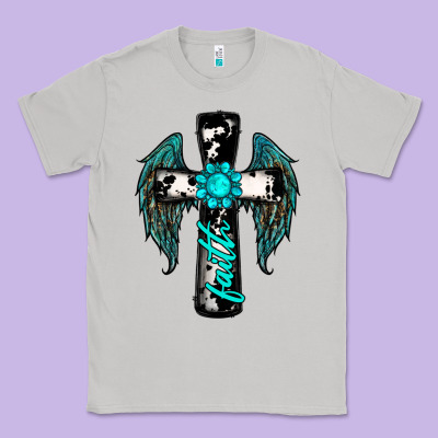 Cross Faith Gemstone Wings Classic Tee Designed By Ranaportraitstore