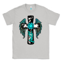 Moon Dust cross faith gemstone wings Classic Tee - RanaPortraitStore