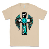 Mushroom cross faith gemstone wings Classic Tee - RanaPortraitStore