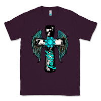 Plum cross faith gemstone wings Classic Tee - RanaPortraitStore