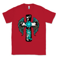 Red cross faith gemstone wings Classic Tee - RanaPortraitStore