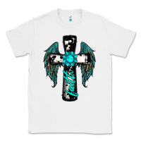 White cross faith gemstone wings Classic Tee - RanaPortraitStore