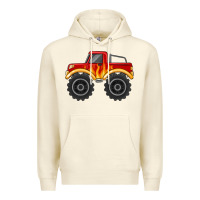 Sandshell monster truck with flames Premium Hoodie - MaliasSmallBusiness
