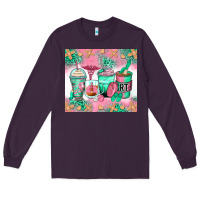 Plum respiratory therapist coffee cups Long Sleeve Tee - Zillion Design Studio