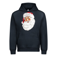 Navy Santa Urban Hoodie - NancyCooperArtShop