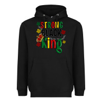 Black strong black king Heavyweight Hoodie - Artiststas