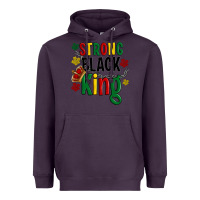 Plum strong black king Heavyweight Hoodie - Artiststas