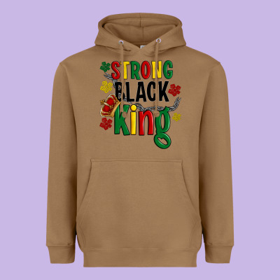 Strong Black King Heavyweight Hoodie Designed By Artiststas
