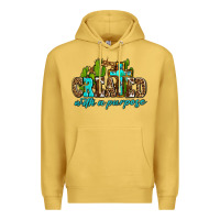 Antique Gold created with a purpose Premium Hoodie - AdoDesignShop