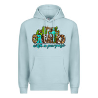 Blue Mist created with a purpose Premium Hoodie - AdoDesignShop