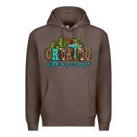 Coffee created with a purpose Premium Hoodie - AdoDesignShop