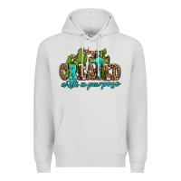 Dove Grey created with a purpose Premium Hoodie - AdoDesignShop