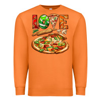 Carrot love pizza Premium Sweatshirt - AdoDesignShop
