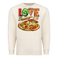 Sandshell love pizza Premium Sweatshirt - AdoDesignShop