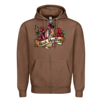 Chestnut hair hustler spray Zipper Hoodie - SublimationCraftShop