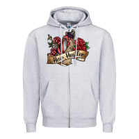 Heather Grey hair hustler spray Zipper Hoodie - SublimationCraftShop