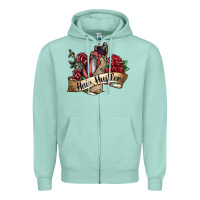 Seafoam hair hustler spray Zipper Hoodie - SublimationCraftShop