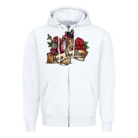 White hair hustler spray Zipper Hoodie - SublimationCraftShop