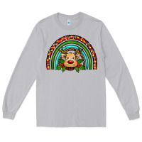 Moon Dust reindeer rainbow christmas Long Sleeve Tee - RanaPortraitStore