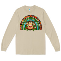 Mushroom reindeer rainbow christmas Long Sleeve Tee - RanaPortraitStore