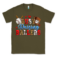 Army Green busy raising ballers baseball Classic Tee - Zillion Design Studio