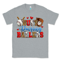 Heather Grey busy raising ballers baseball Classic Tee - Zillion Design Studio