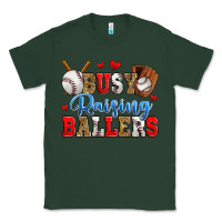 Sports Green busy raising ballers baseball Classic Tee - Zillion Design Studio