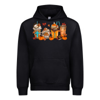 Black give thanks coffee cups Urban Hoodie - MaliasSmallBusiness