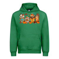 Emerald give thanks coffee cups Urban Hoodie - MaliasSmallBusiness