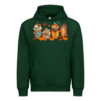Forest Green give thanks coffee cups Urban Hoodie - MaliasSmallBusiness