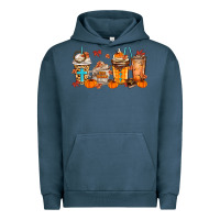 Pigment Midnight Navy give thanks coffee cups Urban Hoodie - MaliasSmallBusiness