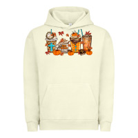 Pigment Pistachio give thanks coffee cups Urban Hoodie - MaliasSmallBusiness