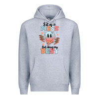 Heather Grey bit of a mess but doing my best Premium Hoodie - MaliasSmallBusiness