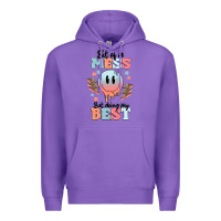 Purple bit of a mess but doing my best Premium Hoodie - MaliasSmallBusiness