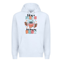 White bit of a mess but doing my best Premium Hoodie - MaliasSmallBusiness